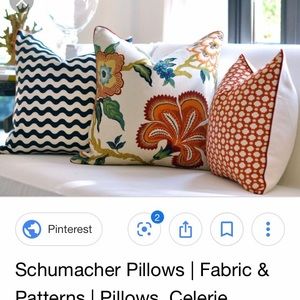 Beautiful Schumacher Pillow Covers
